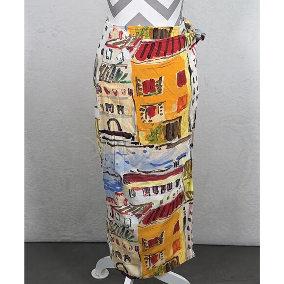 Jams World Dresses & Skirts - Vintage Jams World Sarong Wrap Skirt Womens Medium M Lightweight Cover Up Boho